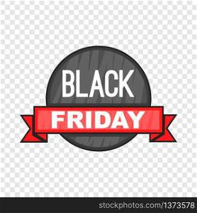 Black Friday sale icon in cartoon style isolated on background for any web design . Black Friday sale icon, cartoon style