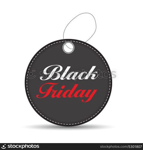Black Friday Sale Label Vector Illustration EPS10. Black Friday Sale Label Vector Illustration