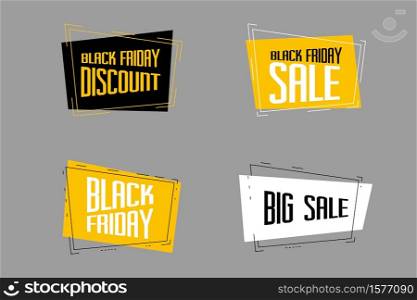Black friday sale labels,discount concept tags,vector illustration. Black friday sale labels,discount concept tags