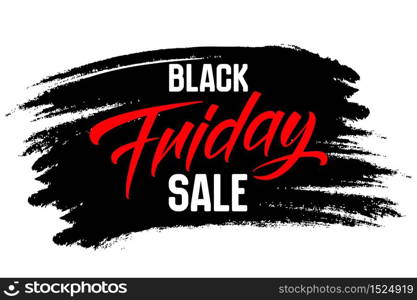 Black Friday Sale lettering on a brush stroke. Abstract calligraphic vector illustration for your business. Handwritten lettering, calligraphy with light background for logo, banners, labels.. Black Friday Sale lettering on a brush stroke. Abstract calligraphic vector illustration for your business. Handwritten lettering, calligraphy with light background for logo, banners, labels