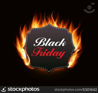 Black Friday Sale on Dark Bacground Vector Illustration EPS10. Black Friday Sale Vector Illustration