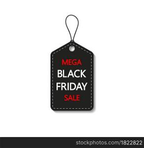 Black friday sale tag. Label and coupon for black friday. Banner for price, discount and offer. Tag for promotion and price. Sticker for special event. Badge for mega sale. Big shopping. Vector.. Black friday sale tag. Label and coupon for black friday. Banner for price, discount and offer. Tag for promotion and price. Sticker for special event. Badge for mega sale. Big shopping. Vector