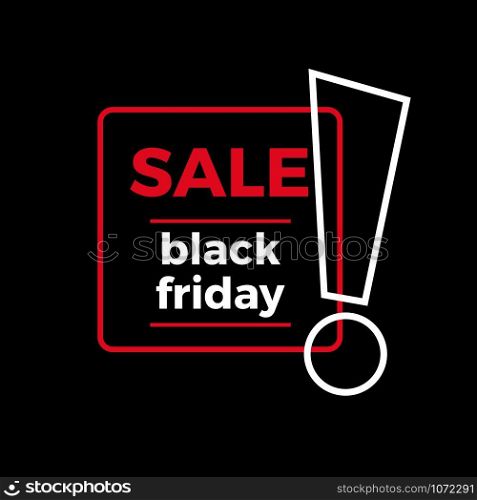 Black friday sale, vector background