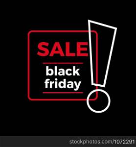 Black friday sale, vector background