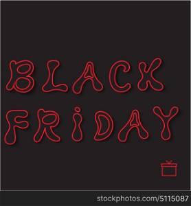 Black Friday sale. Vector illustration .