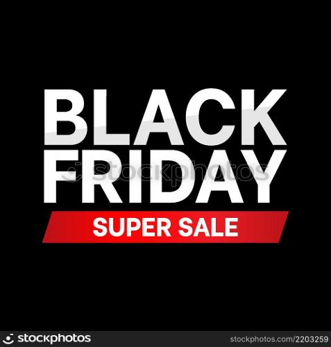 black Friday sale vector template