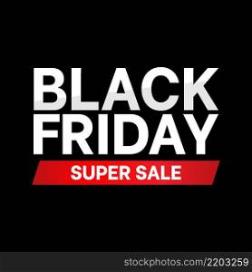black Friday sale vector template