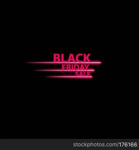 Black Friday Speed icon on the black background, Vector. Black Friday Speed iconr on the black background ,