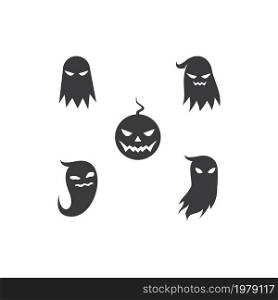 Black Ghost ilustration vector template