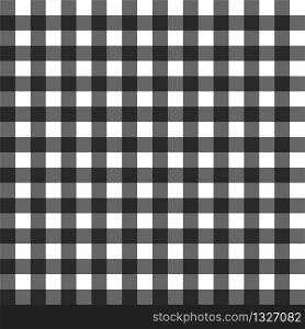 Black gigham pattern vector seamless square design background. Abstract tablecloth black for wallpaper. Abstract grid. EPS 10