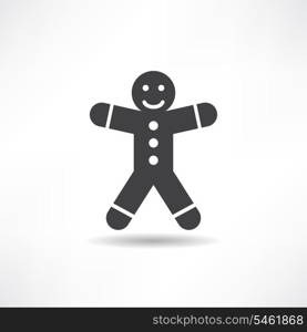 black gingerbread man