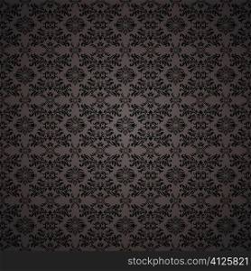 Black gothic repeating seamless wallpaper background design concept