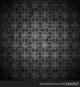 Black grunge background in vintage style with shadows and gradients light and dark vector illustration. Black Grunge Background