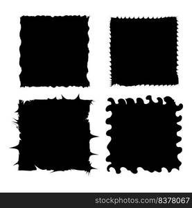 black grunge brush squares. Grunge texture. Old design. Ink paint brush stain. Vector illustration. stock image. EPS 10.. black grunge brush squares. Grunge texture. Old design. Ink paint brush stain. Vector illustration. stock image.