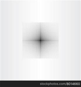 black halftone square background vector pattern