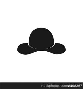 black hat logo vektor template