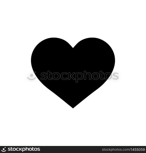 Black heart shape on isolated background.Like icon. Social media icon wirh heart. vector eps10. Black heart shape on isolated background.Like icon. Social media icon wirh heart. vector illustration