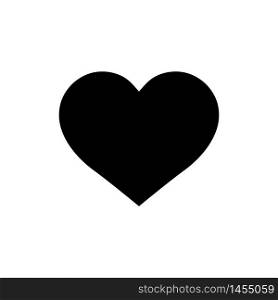Black heart shape on isolated background.Like icon. Social media icon wirh heart. vector eps10. Black heart shape on isolated background.Like icon. Social media icon wirh heart. vector illustration