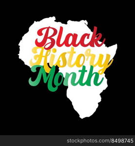 black history day icon vector, african flag template, background poster