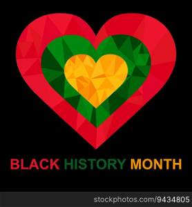 Black history month. African American History. Celebrated annual.