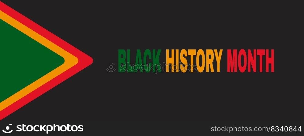 Black History Month Background.African American History. Celebrated annual. Poster, card, banner. Vector illustration 