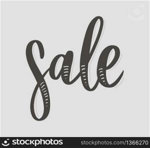 Black letters: SALE, Hand sketched Sale lettering typography. Hand drawn Sale lettering sign. Badge, icon, banner, tag. Black letters: SALE, Hand sketched Sale lettering typography. Hand drawn Sale lettering sign. Badge, icon, banner, tag, illustration