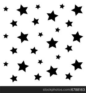 black little star pattern background. black little star pattern background vector art illustration