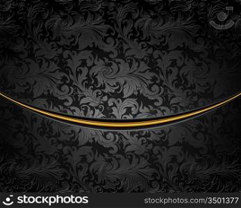 Black Luxury Background, vector