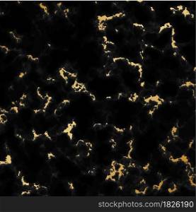 Black marble texture vector with gold pattern for background or design art work,illustration EPS10.
