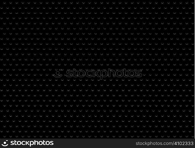black metal grill with punched holes abstract background