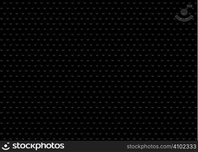 black metal grill with punched holes abstract background