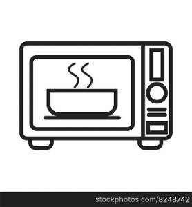 black microwave stove icon. Vector illustration. Stock Image. EPS 10.. black microwave stove icon. Vector illustration. Stock Image. 