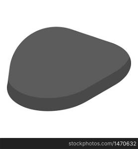 Black mouse icon. Isometric of black mouse vector icon for web design isolated on white background. Black mouse icon, isometric style