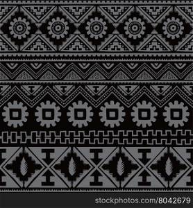 black native american ethnic pattern. black native american ethnic pattern theme vector art