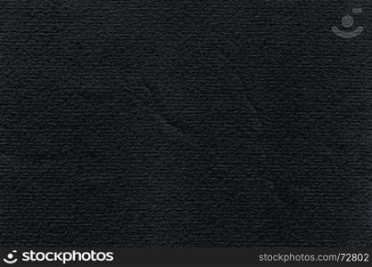 Black paper watercolor texture in horizontal. Black paper watercolor texture with damages, folds and scratches. Grunge empty blank background in horizontal format with copy space for text. Vector illustration clip-art design element save in 8 eps