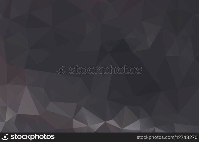 Black  polygon patterned background vector