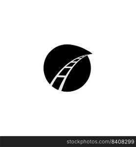black rail logo illustration design