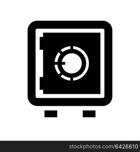 black shopping icon. Shopping icon. Symbol black on white background