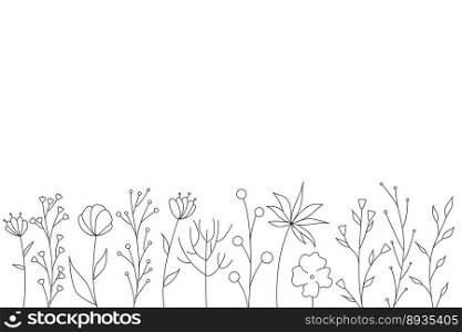 Black silhouettes of grass, flowers and herbs. minimalistic simple floral elements. Botanical natural. Graphic sketch. Hand drawn flowers. design for social media. Outline, line, doodle style. Black silhouettes of grass, flowers and herbs. minimalistic simple floral elements. Botanical natural. Graphic sketch. Hand drawn flowers. design for social media. Outline, line, doodle style.