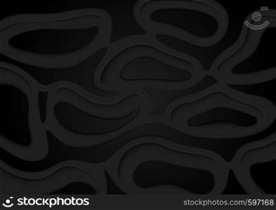 Black Spotted Perforated Background