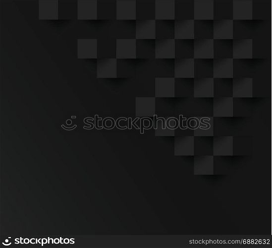 Black square geometric texture background Abstract square geometric texture.banner background web design for infographics business finance.