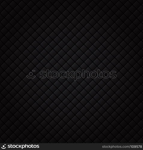 Black square pattern. Luxury sofa background and texture. vector illustration