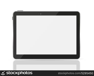 Black Tablet PC Isolated Vector Illustration EPS10. Black Tablet PC Vector Illustration