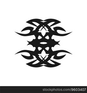 Black Tribal Tattoo Abstract Symbol Template
