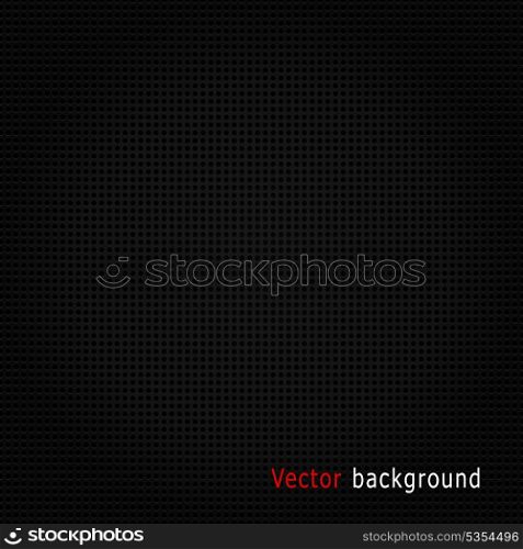 Black vector background in a cell. A vector illustration