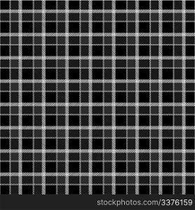 Black & white plaid pattern