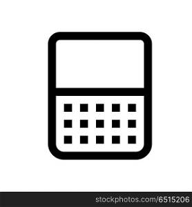 blackberry phone, icon on isolated background