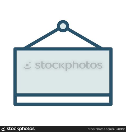 blackboard icon filled color style