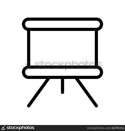 blackboard icon vector line style