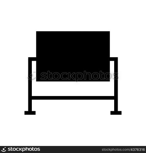 blackboard icon vector solid style